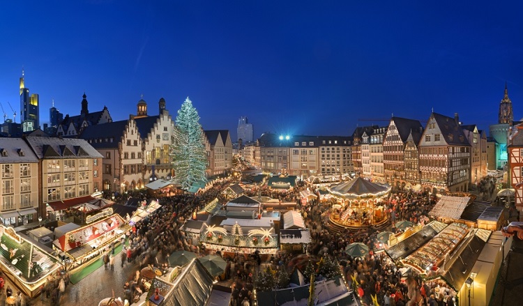 ドイツ最古のクリスマスマーケット、フランクフルト