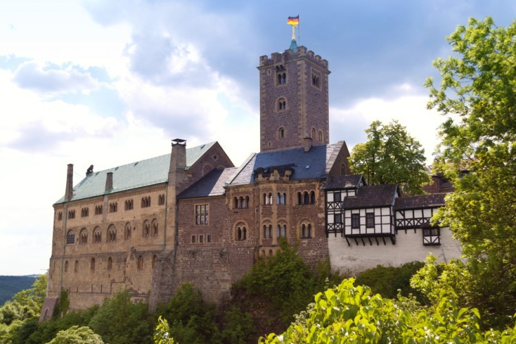世界遺産　ヴァルトブルク城 Wartburg Eisenach（ドイツ・テューリンゲン州・アイゼナハ）